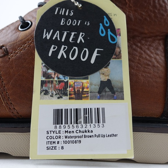 TOMS Men\'s Waterproof Leather Chukka Boots R2S2 main image 7